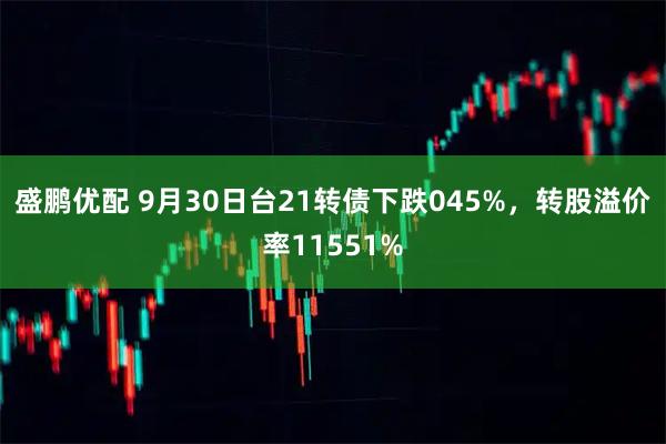 盛鹏优配 9月30日台21转债下跌045%，转股溢价率11551%